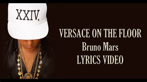 bruno mars gioilli versace|versace bruno mars lyrics.